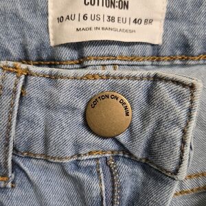 Cotton On Light Blue Denim Pants
